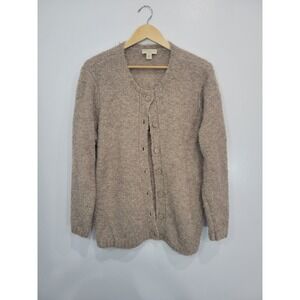 Appleseed's Women's Cozy Textured Button Front Cardigan Sweater Plus Size 1X